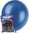 25pk Large Sapphire Blue 30cm Round Latex Balloons